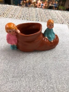 Antique 1950's Japanese Small Shoe Planter - Picture 1 of 6