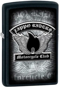 Encendedor Zippo personalizado genuino "Zippo Planeta motocicleta Th" grabado gratis - Imagen 1 de 7