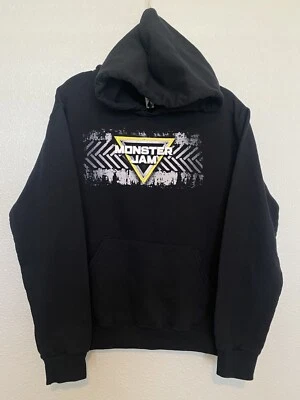 Monster Jam Juvenil Pequeña Sudadera con Capucha Negra Jerzee Monster Trucks Foto 1 de 4