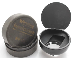 Antique Lens Hood Sun Shade Wörsching parabrisas No. 1 1/2 / 31 mm de diámetro - Imagen 1 de 5