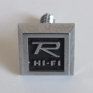 vintage Realistic R Hi-Fi speaker grille emblem for Minimus 0.5, others c.1976 - Picture 1 of 4