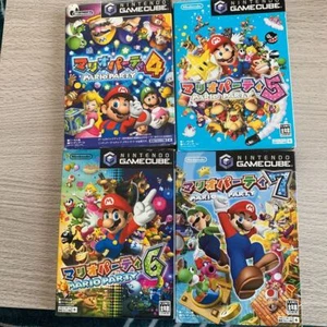 Lot 4 Mario Party GameCube 4 5 6 7 Set Nintendo GC GameCube From Japan Tested - Picture 1 of 3