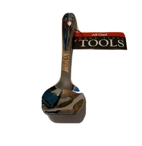 All-Clad 18/10 Edelstahl Koch Servierlöffel Silber Brandneu Etikett Authenti - Bild 1 von 5