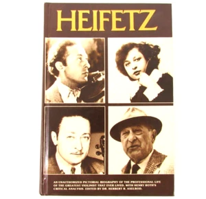 HEIFETZ Jascha Biography Famous Violinist Old Photos Letters Stories Discography - Picture 1 of 7