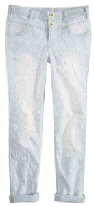 Girls LEI Morgan High Rise Super Skinny Flower Jeans Adjustable Waist Size 12 - Picture 1 of 1