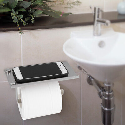 GO Paper Holder Wall Mounted Stainless Steel Bathroom Toilet Roll Paper Holder • 15.14€