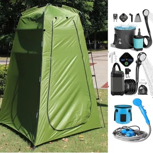 Tenda Doccia Pop Up Tenda Campeggio Esterno Privacy Doccia WC, Pompa Doccia Campeggio - Foto 1 di 46