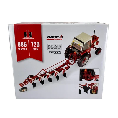 ERTL 1/16 International Harvester 986 Tractor w/ 720 Plow - Image 1 of 4