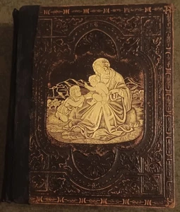 Antique Holy Bible with Apocrypha 1871 William H. Harding Philadelphia printing - Imagen 1 de 7
