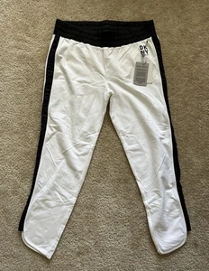 DKNY Kids Black and White Joggers Sweatpants with Pockets Girls - Picture 1 of 3