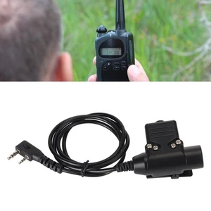 `Radio Walkie Talkie Adapter Kabel 90Cm U94 Ptt Push To Talk Headset Kabel P - Photo 1/22