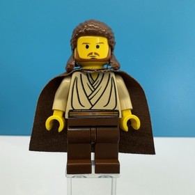 LEGO Star Wars Qui-Gon Jinn sw0027 Yellow Head 7161 7121 7101 Episode 1 Vintage