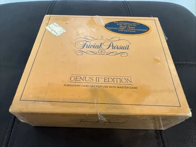 Vintage 1984 Trivial Pursuit Genus II Edition Subsidiary Card Set NEW SEALED - Image 1 of 4