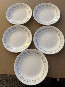 Corelle COUNTRY COTTAGE Bread - Dessert Plates White 6-3/4" Set of 5 - Picture 1 of 6