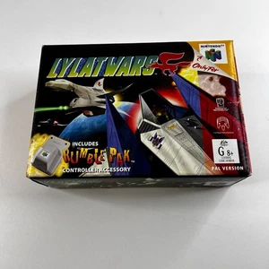Lylat Wars Rumble Pak incluido (Nintendo 64, 1997 PAL) completo con manual en muy buena condición - Imagen 1 de 11