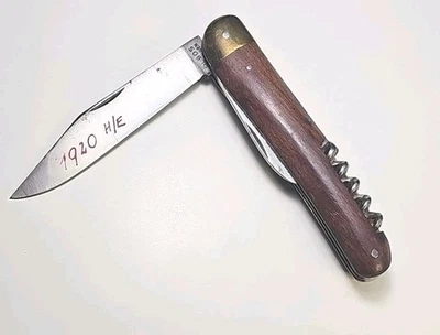 Vintage Olbos Solingen Salesman Sample Pocket Bartool Knife With Corkscrew  - Image 1 of 4