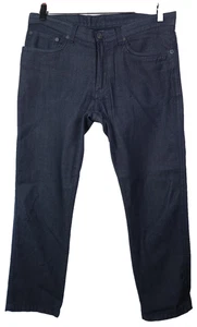 Pantalones Salvatore Ferragamo Calce Ajustado Hombres Talla 50 34x29 Mezcla Lana Denim Hecho en Italia - Imagen 1 de 15