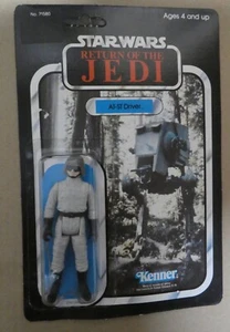 Star Wars Vintage Figure AT-ST Driver Unpunched Back Return Jedi 1983 - Picture 1 of 5
