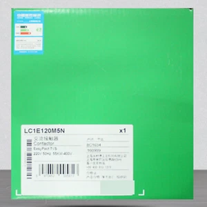 one New Schneider Contactor LC1E120M5N 3NO 220VAC 50Hz Consegna Rapida - Foto 1 di 2
