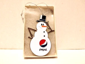 Adorno muñeco de nieve Pepsi vintage - Imagen 1 de 2