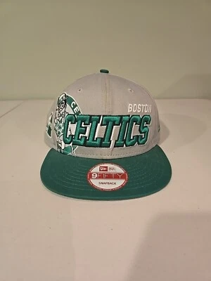 Boston Celtics New Era 9FIFTY NBA  Adjustable Snapback Hat Cap - Imagem 1 de 4