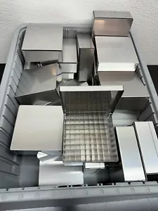 Metal Test Tube Freezer Rack Holders Large Lot - Picture 1 of 22