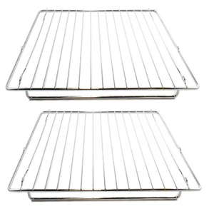 SMEG Genuine Main Oven Cooker Chrome Grill Wire Shelf Rack 2 Shelves 46cm 35.5cm - Picture 1 of 5
