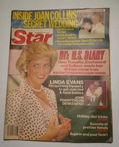Star Magazine November 26 1985 Princess Diana Joan Collins Nancy Sinatra - Bild 1 von 8