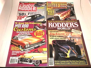 4  85 Rodders World 99 Hot Rod Customs 06 Street Rod Milestone Magazines - Picture 1 of 2