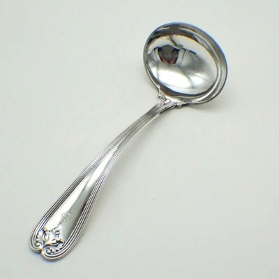 Cucharón Colonial Gravy Tiffany Co Plata de Ley 1895 Mono S Foto 1 de 4