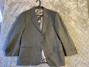 Gianfranco Ruffini Houndstooth Blazer Sport Coat Jacket Men's 42S Brown - Picture 1 of 7