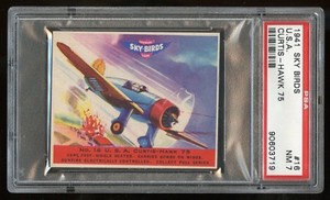 1941 Goudey Sky Birds #17 USA Curtis Hawker 75 PSA 7 NM #90603719