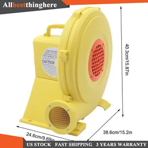 750W 1.0HP Air Blower Pump Fan for Inflatable Bounce House Bouncy Castle 110V - Picture 1 of 12