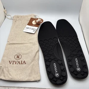 Vivaia Erwachsene Unisex 3 in 1 schneidbare ultraweiche Sohlen schwarz Gr. 41, 42, 43 Neu mit Etikett - Bild 1 von 9
