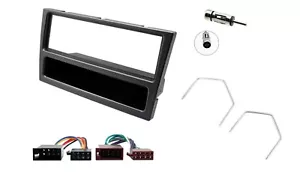 CD RADIO STEREO FACIA FASCIA FITTING KIT GUNMETAL FOR VAUXHALL CORSA C 2000-2004 - Picture 1 of 1