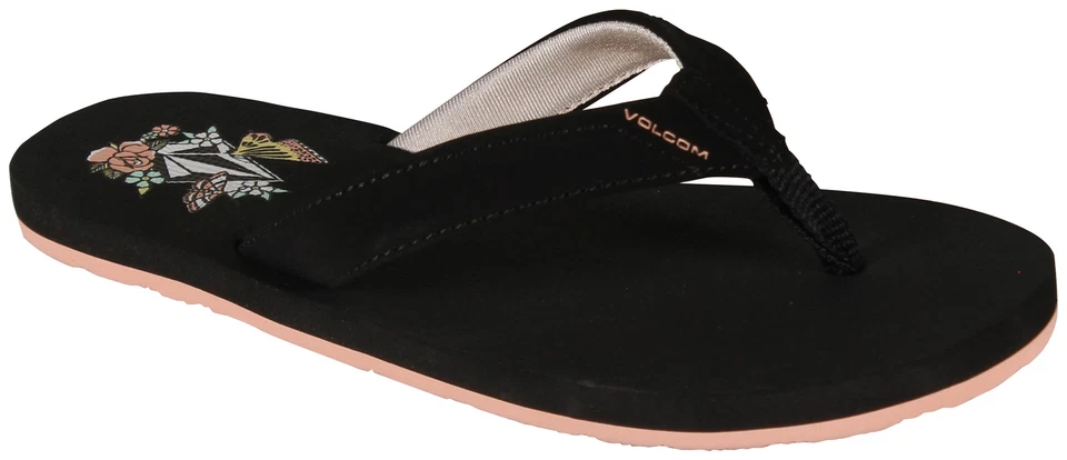 Sandalia Vicky Volcom Niña - Negra - Nueva Foto 1 de 1
