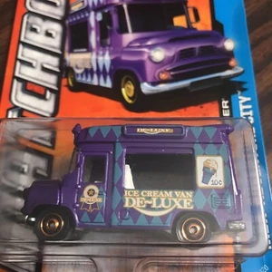 Matchbox 2012 60 aniversario Ice Cream Cruiser #32 MBX Adventure City púrpura - Imagen 1 de 4