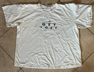 Vintage Nike Get Lost T-shirt Size XXL Distressed Made in USA - Picture 1 of 11