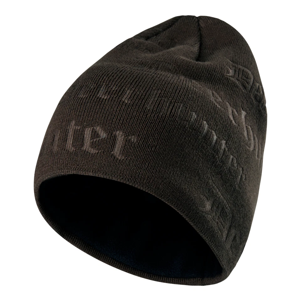 Deerhunter Embossed Logo Hat Brown 552 Beanie Country Hunting Shooting Fishing - Image 1 of 2
