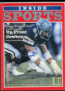 RANDY WHITE DALLAS COWBOYS INSIDE SPORTS autographed signed - Picture 1 of 1