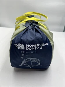 The North Face Homestead Domey 3 Person Tent $250 NWT Green/Navy - Picture 1 of 6