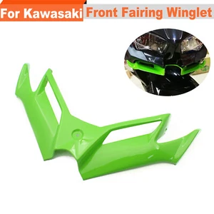Carenado alerón alerón aerodinámico delantero para Kawasaki Ninja 300 Ninja 250 - Imagen 1 de 10