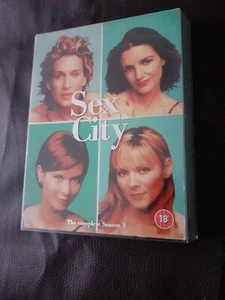 Sex And The City The Complete Season 3 – Region 2 DVD – Brand New & Sealed - Picture 1 of 7