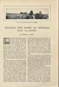 1907 Aladdin Home Bagdad Sindbad History Abdul Kadr Mosque Illustrated Vintage - Picture 1 of 3