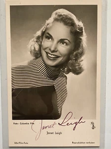 Janet Leigh   - Film - original Autogramm - Größe 14 x 9 cm - Picture 1 of 1