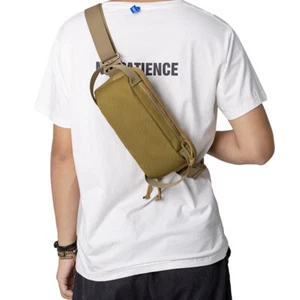 Borsa tattica vita militare impermeabile petto borsa cintura borsa a tracolla da viaggio - Foto 1 di 15