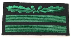 Segunda Guerra Mundial Alemán Waffen Heer Obersturmführer Oberleutnant - Insignia de manga de rango camuflaje - Imagen 1 de 1