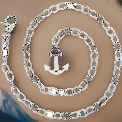 Cinturón de cadena Brighton COASTAL ANCHOR talla L B50560 lista $95 Foto 1 de 3