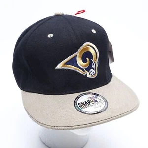NFL LA Rams Original Snapback Premium flach verstellbar Baseballkappe Mütze Neu mit Etikett - Bild 1 von 9