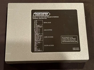 NORTHERN Computers N-750-ADM Card Reader Interface NEW - Image 1 of 4